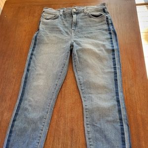 7 for all mankind High Waist Ankle Skinny Jeans